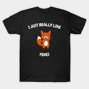 I just really like foxes ok ? T-Shirt
